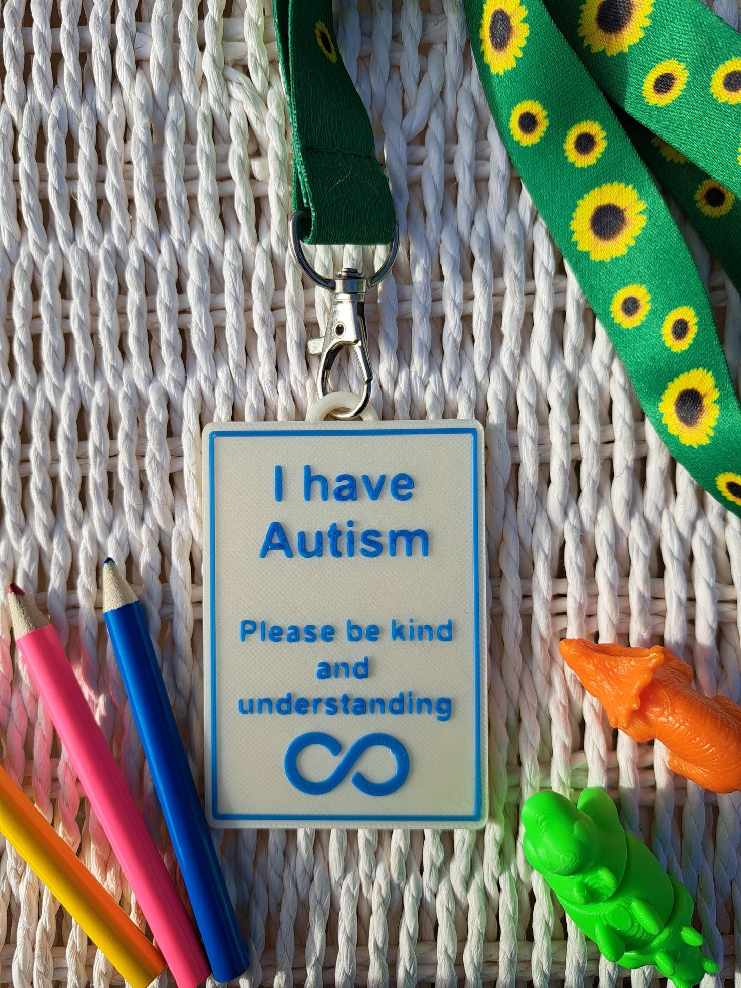 Custom 3D-Printed Disability ID Tag