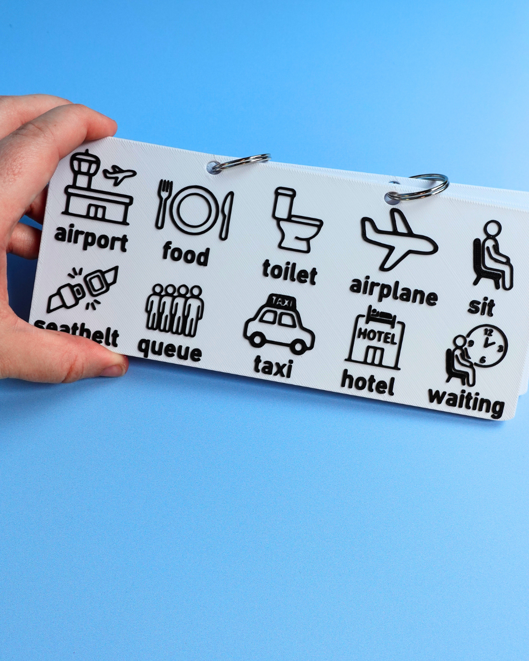Airport Visual Communication Board | 3D-Printed Visual Aid