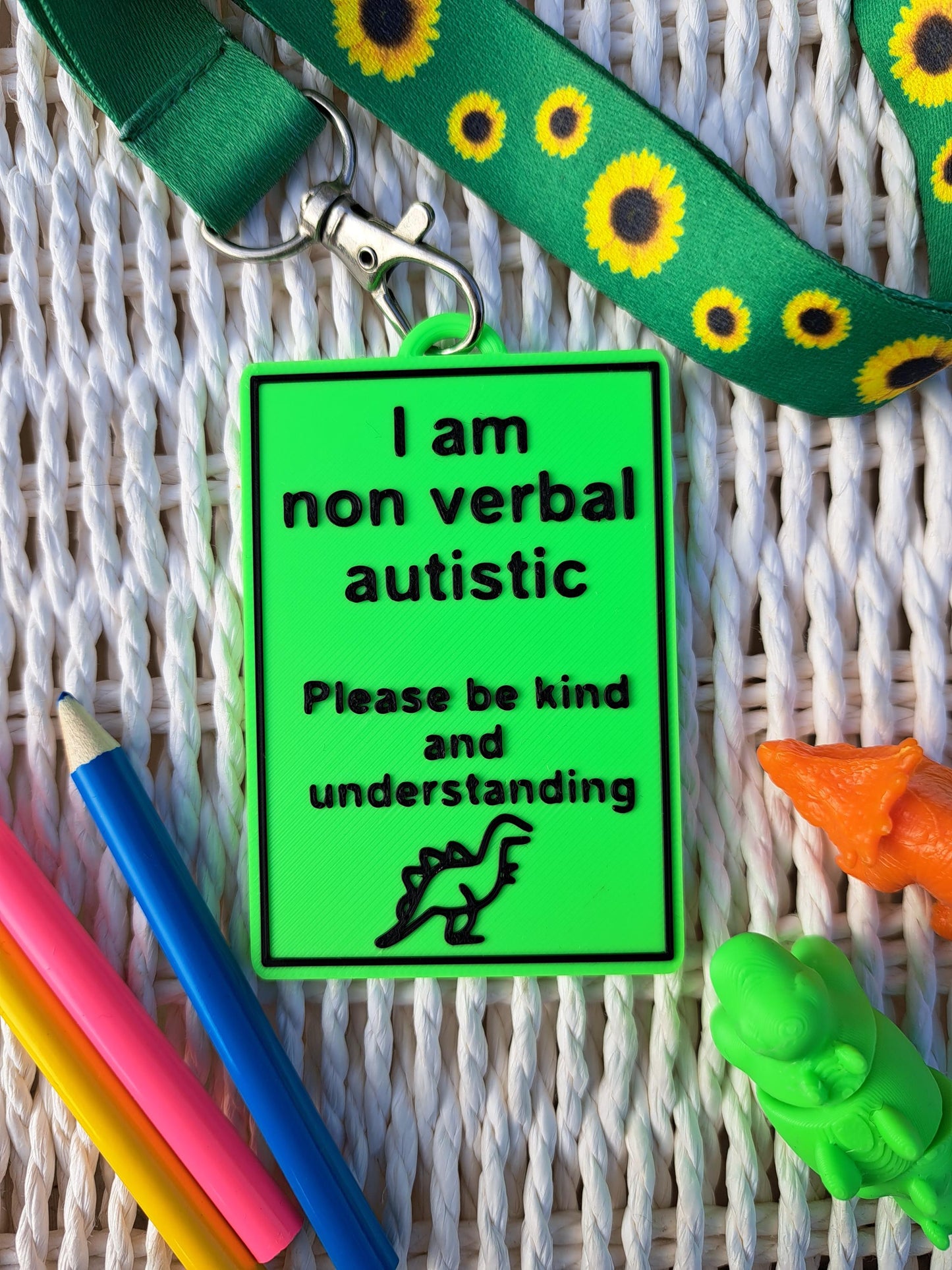 Custom 3D-Printed Disability ID Tag