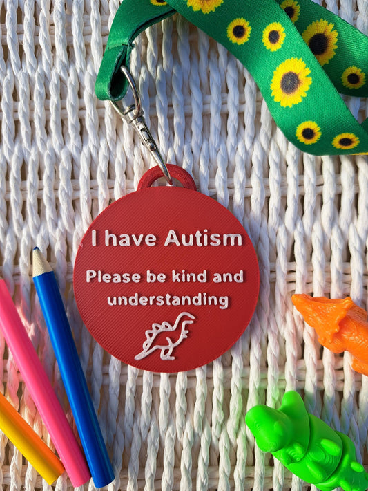 “I Have Autism” ID Tag – Promote Understanding and Inclusion