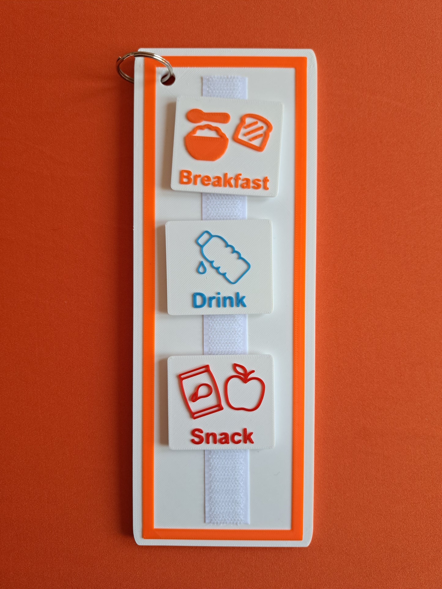 Food and mealtime visual tags for children with autism or communication needs.