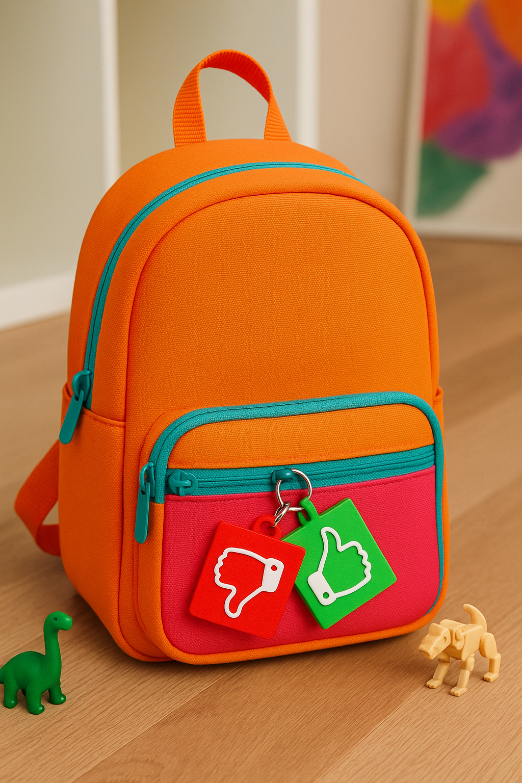 YES / NO Visual Communication Tags – Autism Communication Tools for Backpacks, Keyrings, and Lanyards