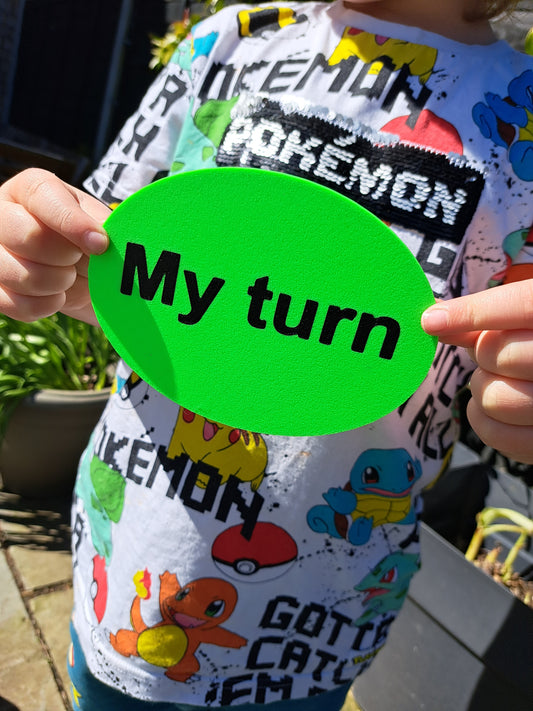 My Turn visual sign