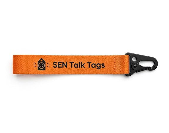 SEN Talk Tags Lanyard & Key Clips