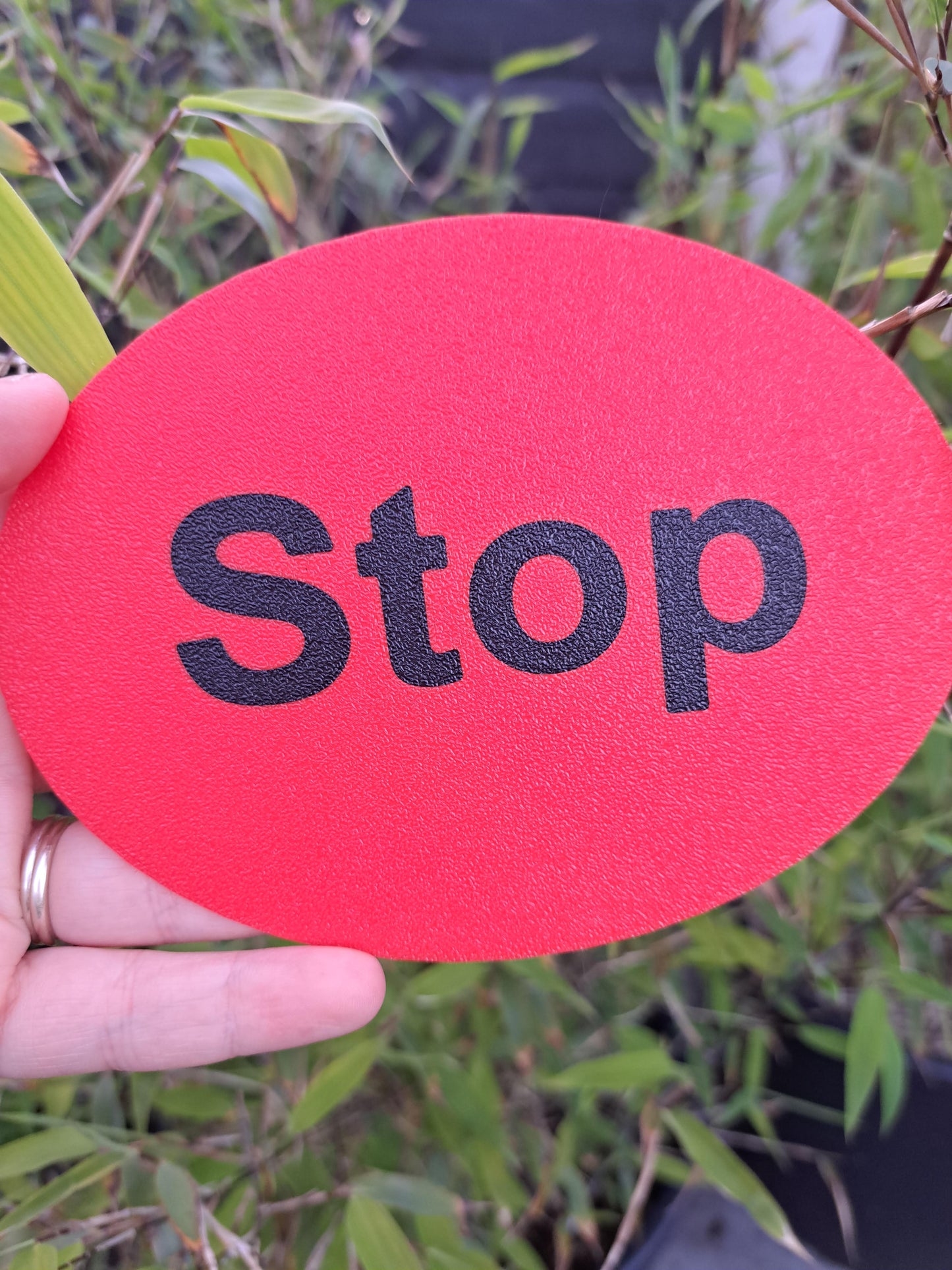 Stop and Go visual sign set