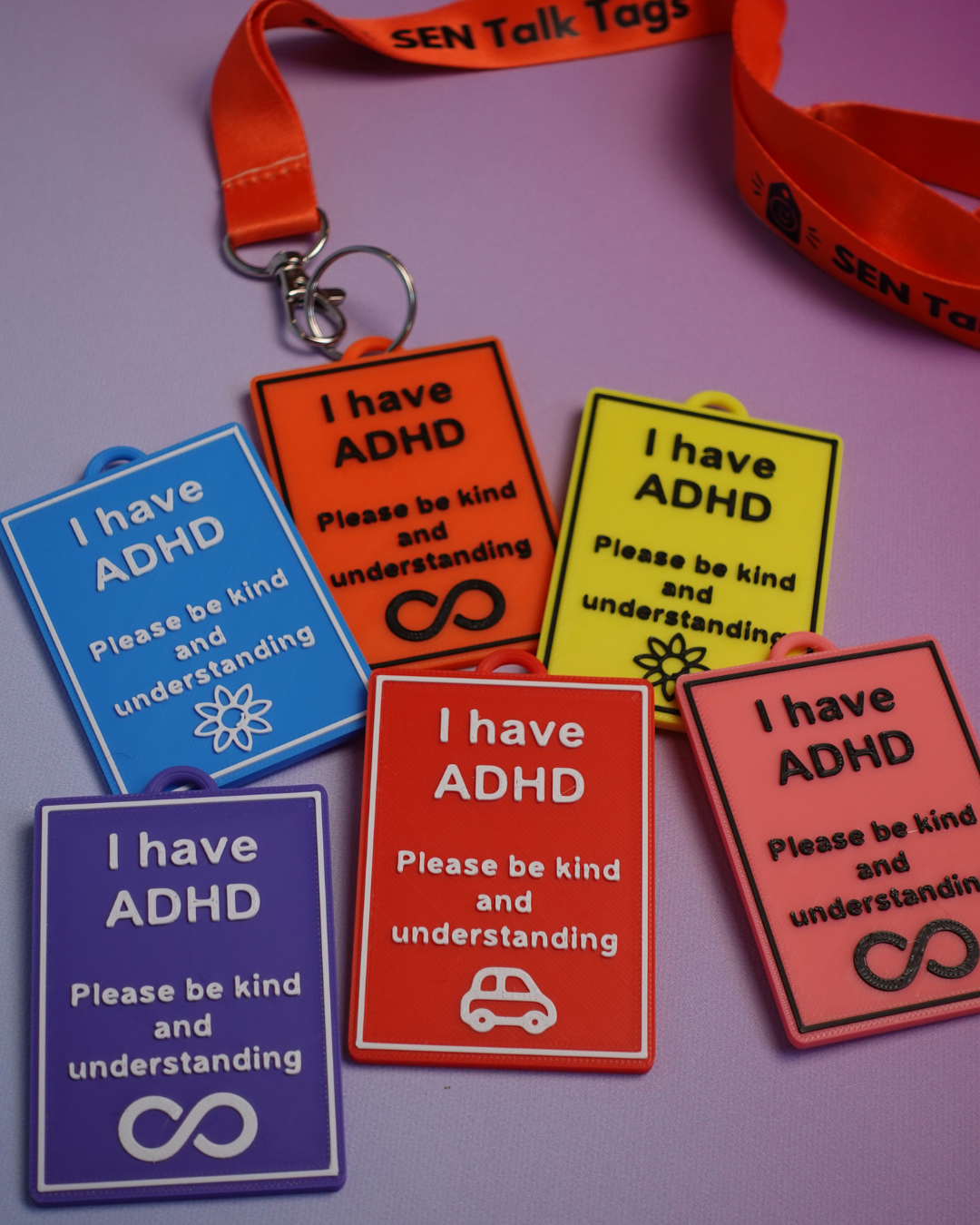 Talk Tag I have ADHD - Awareness Talk Tag – SEN Talk Tags Ltd