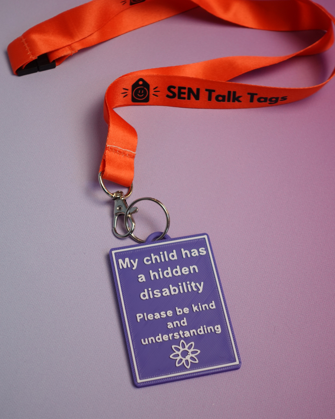My Child Has A Hidden Disability - Awareness Talk Tag