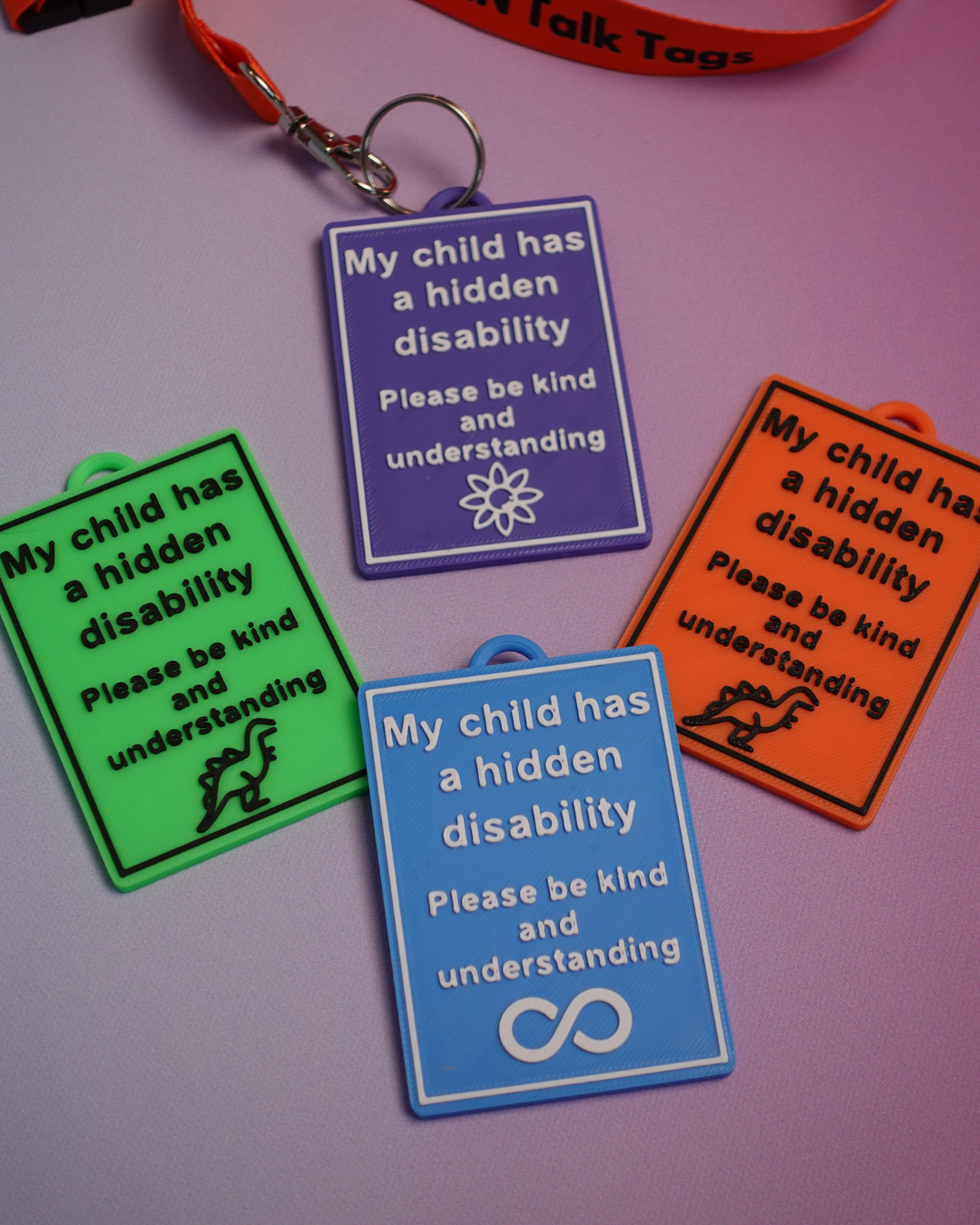 Talk Tag My Child Has A Hidden Disability - Awareness Talk Tag – SEN Talk Tags Ltd