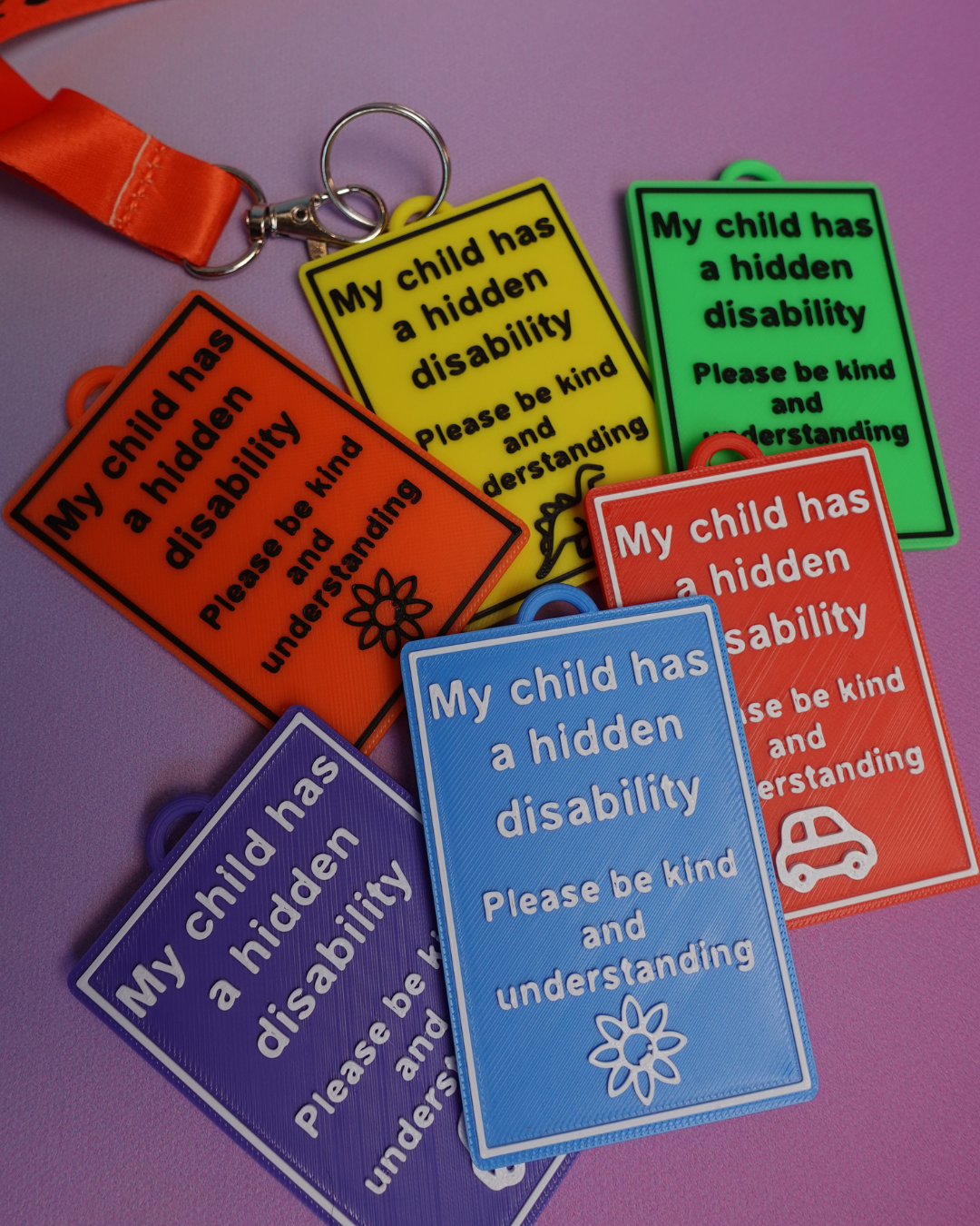 My Child Has A Hidden Disability - Awareness Talk Tag