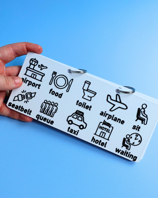 Airport Visual Communication Board | 3D-Printed Visual Aid
