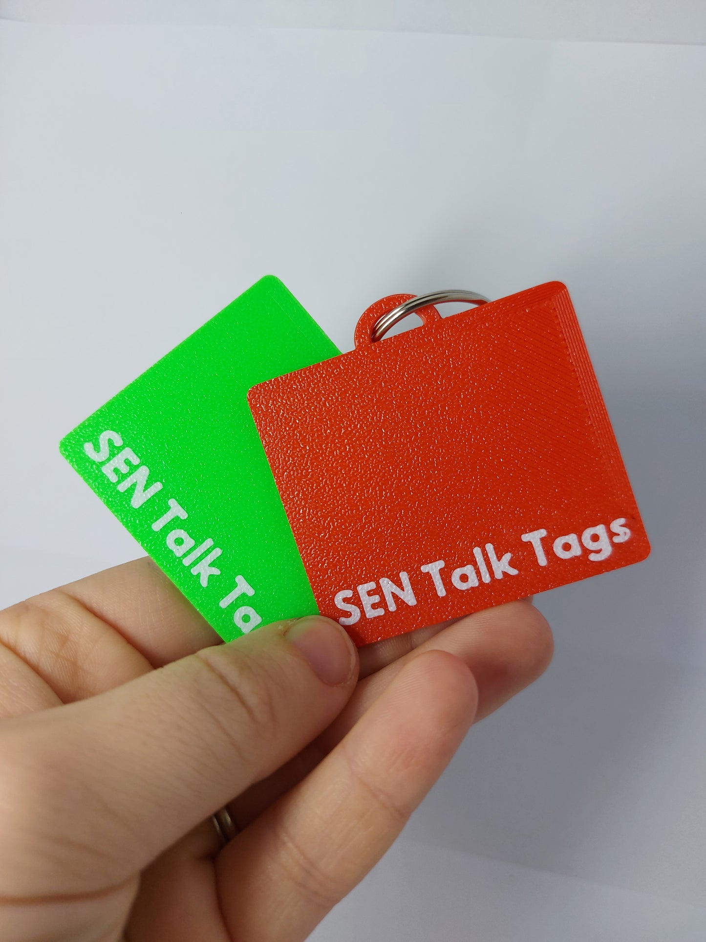 YES / NO Visual Communication Tags – Autism Communication Tools for Backpacks, Keyrings, and Lanyards