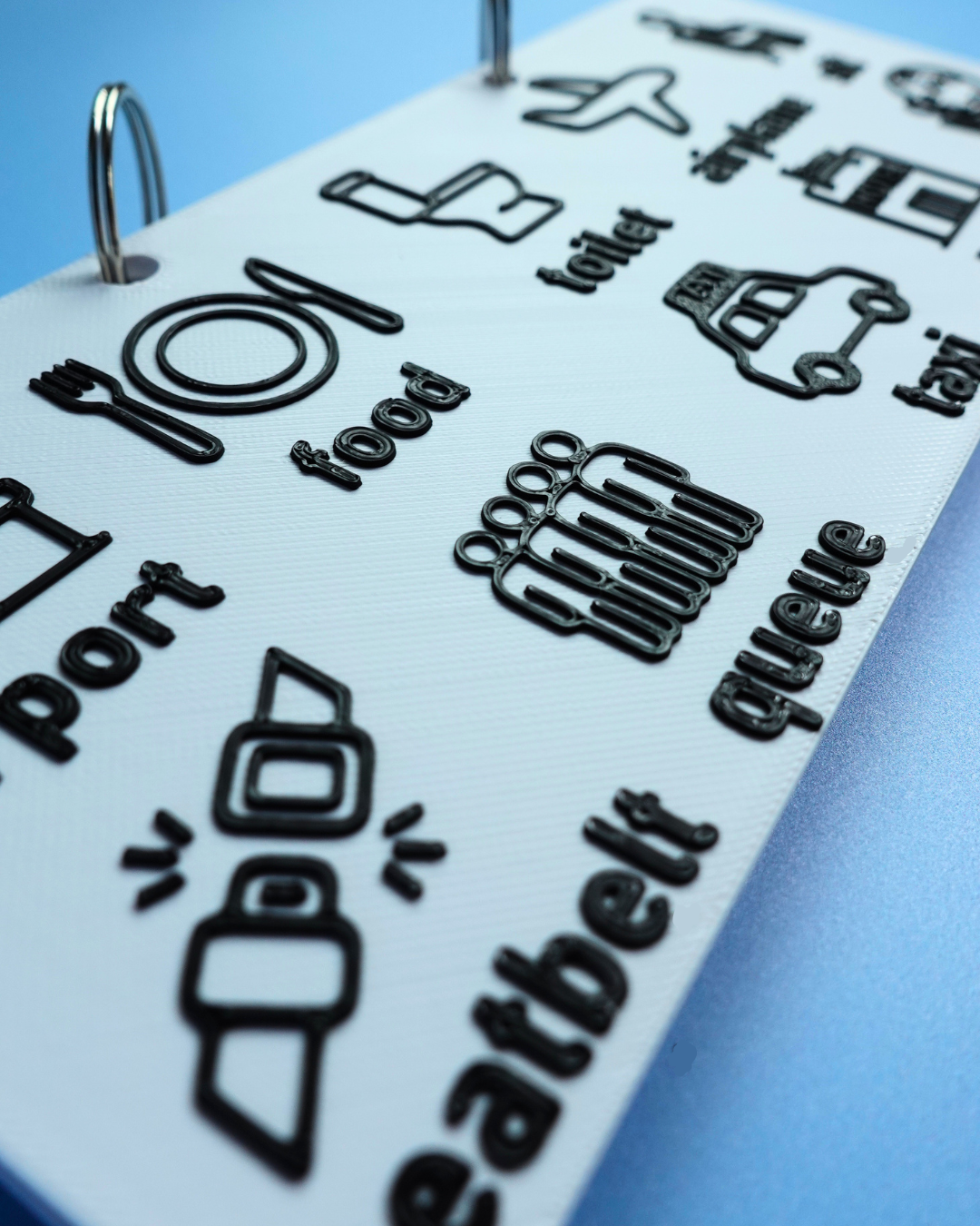 Airport Visual Communication Board | 3D-Printed Visual Aid