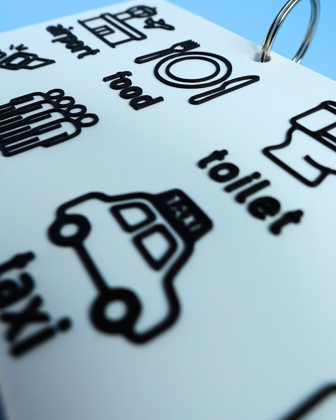 Airport Visual Communication Board | 3D-Printed Visual Aid