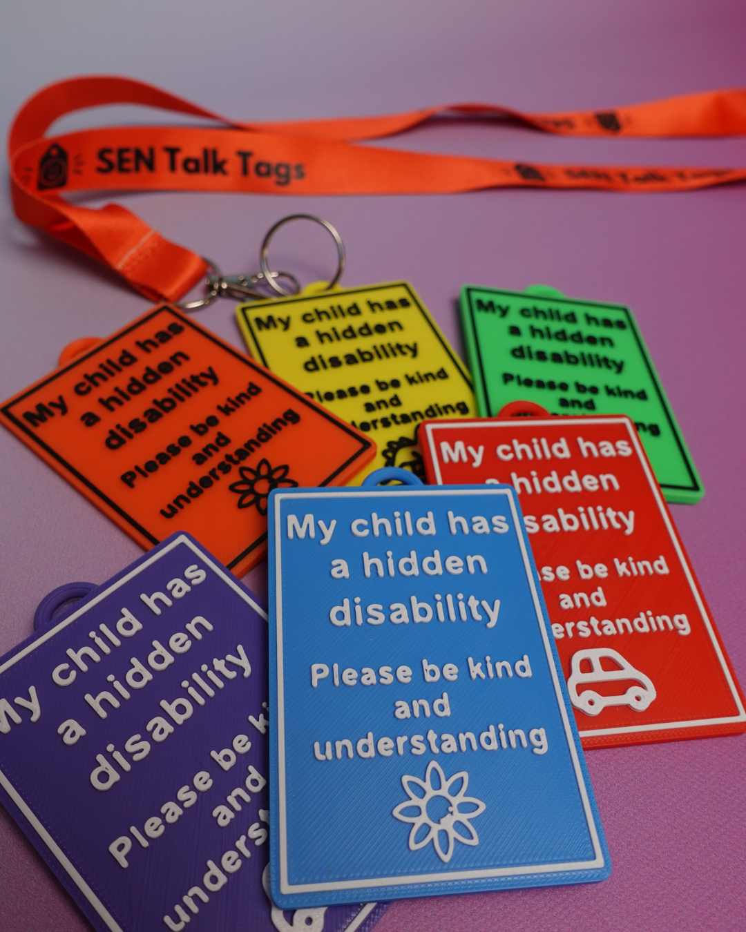 My Child Has A Hidden Disability - Awareness Talk Tag