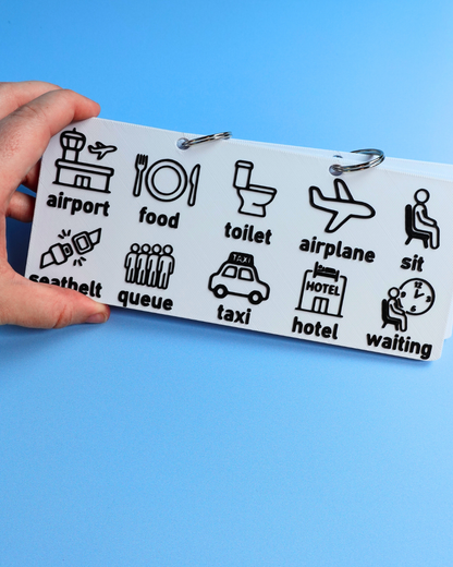 Airport Visual Communication Board | 3D-Printed Visual Aid