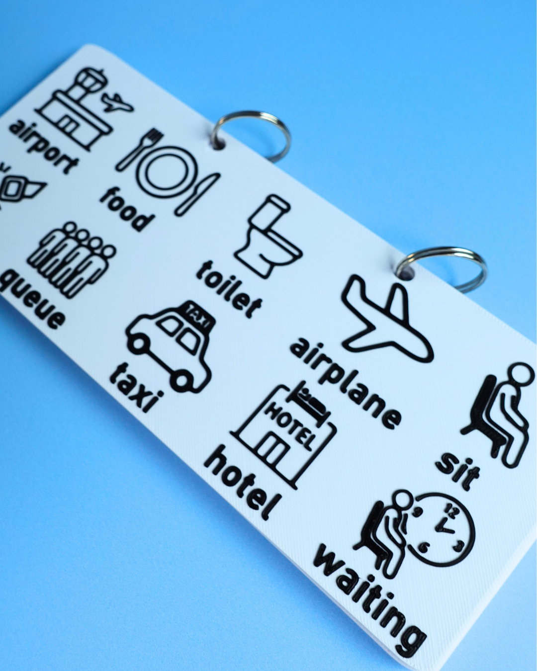 Airport Visual Communication Board | 3D-Printed Visual Aid