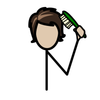 Brush hair (Widgit®)