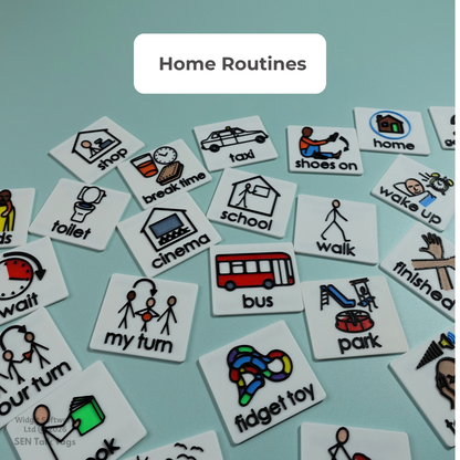 Build Your Own Home Routines – Talk Tags Tiles (Featuring Licensed Widgit® Symbols)