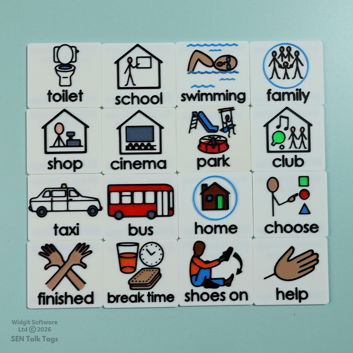 Build Your Own Home Routines – Talk Tags Tiles (Featuring Licensed Widgit® Symbols)
