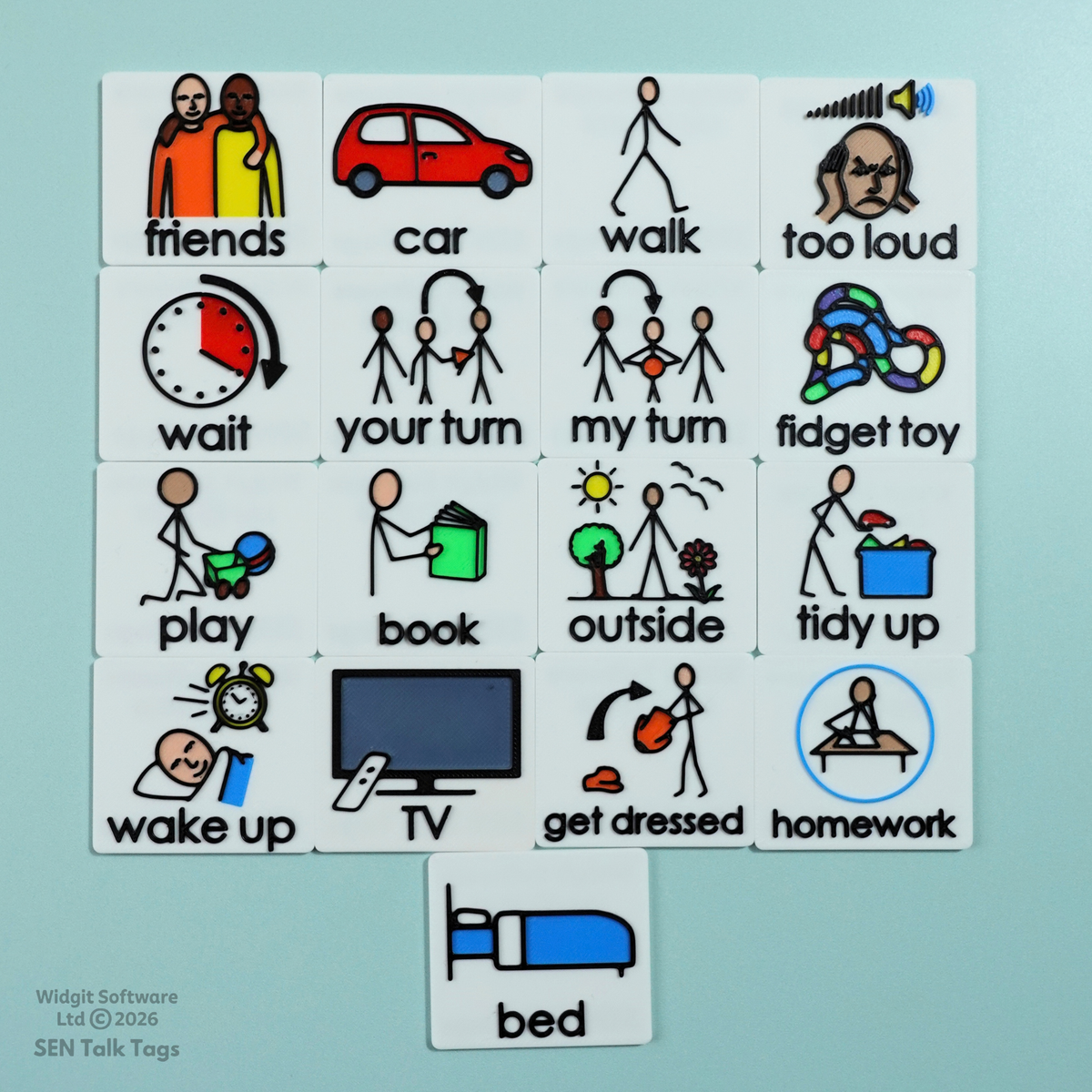 Build Your Own Home Routines – Talk Tags Tiles (Featuring Licensed Widgit® Symbols)