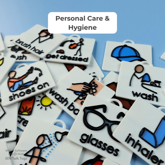 Build Your Own Personal Care & Hygiene – Talk Tags Lanyard (Featuring Licensed Widgit® Symbols)
