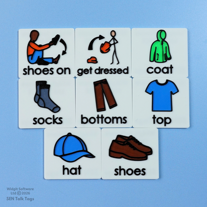 Build Your Own Personal Care & Hygiene – Talk Tags Tiles (Featuring Licensed Widgit® Symbols)
