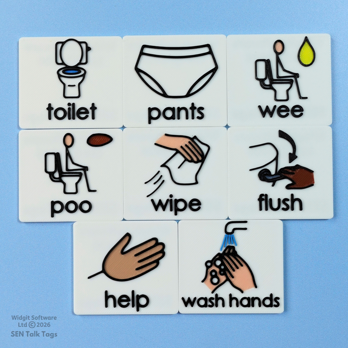 Build Your Own Personal Care & Hygiene – Talk Tags Tiles (Featuring Licensed Widgit® Symbols)