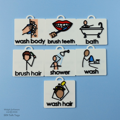 Build Your Own Personal Care & Hygiene – Talk Tags Lanyard (Featuring Licensed Widgit® Symbols)