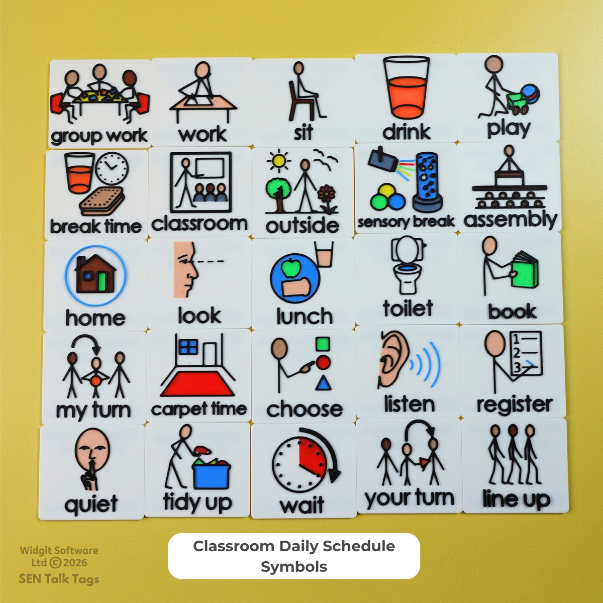 Complete SEND Classroom Environment Pack (Featuring Licensed Widgit® Symbols)