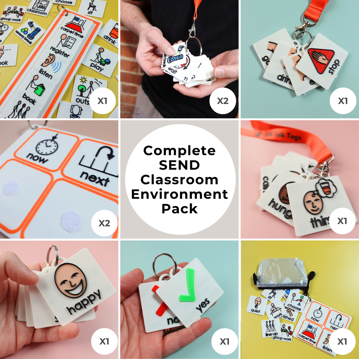Complete SEND Classroom Environment Pack (Featuring Licensed Widgit® Symbols)