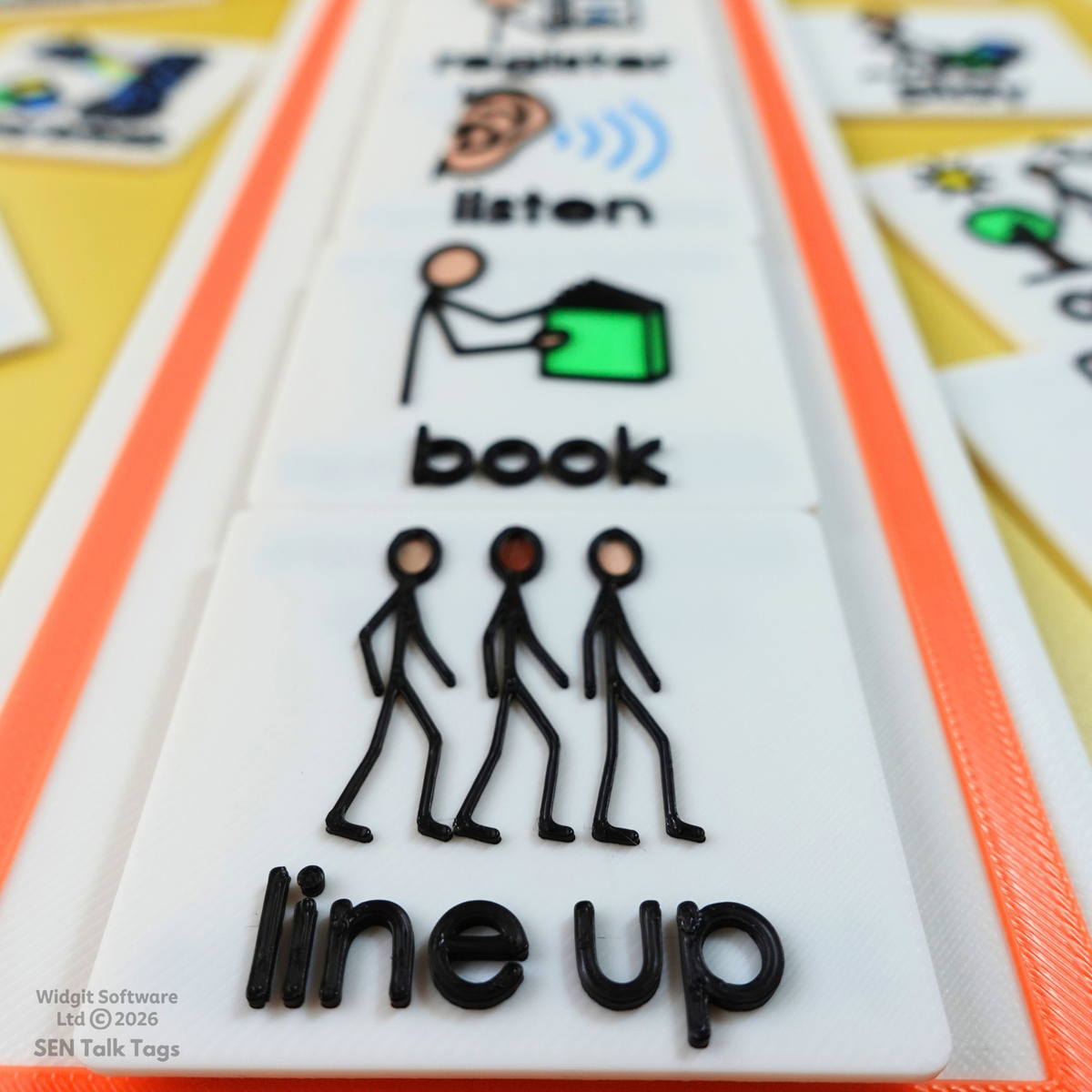 Classroom Daily Schedule Visual Toolkit – Board + 25 Tiles + Wallet (Featuring Licensed Widgit® Symbols)