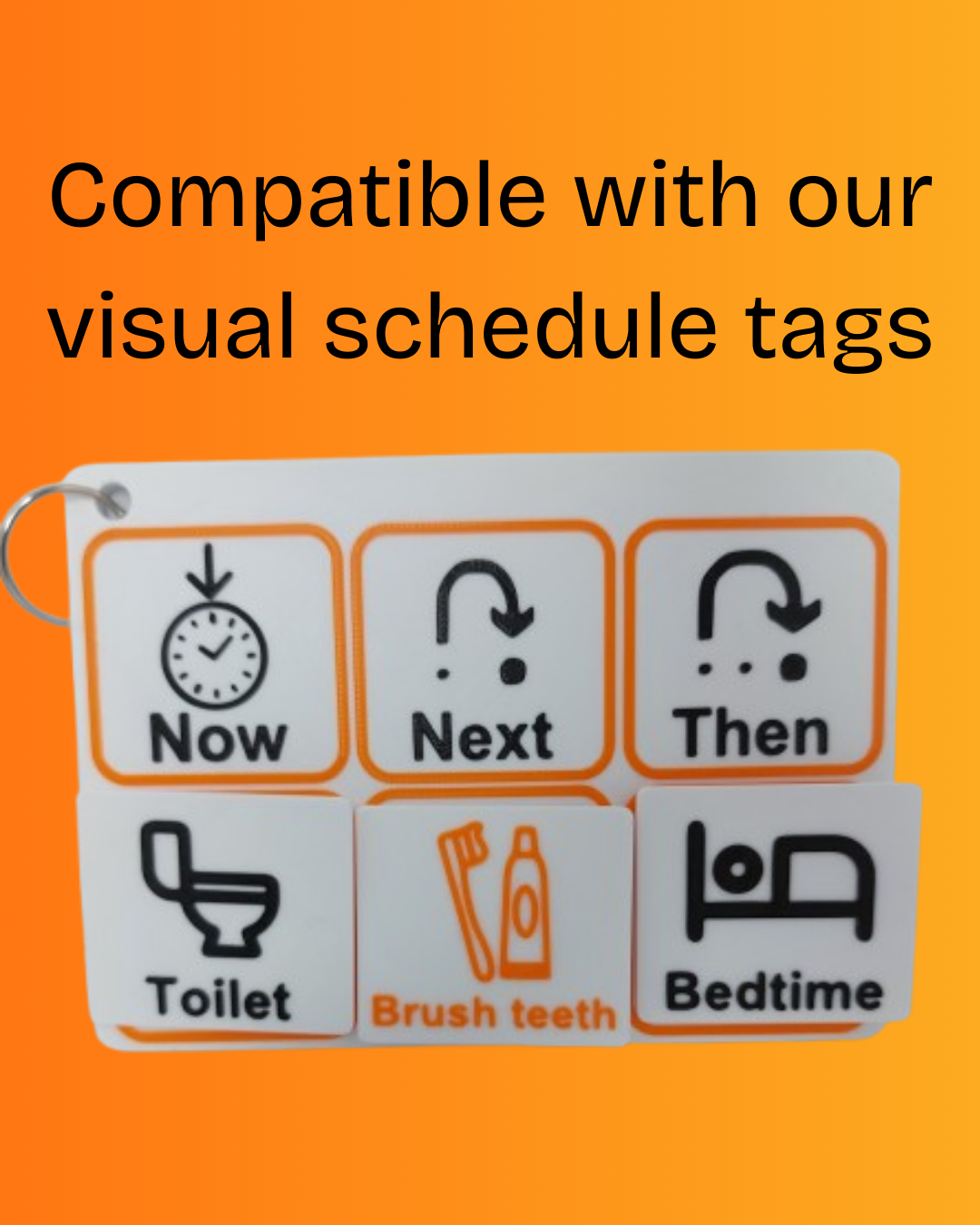 Communication Board with compatible communication cards for SEN and Autism