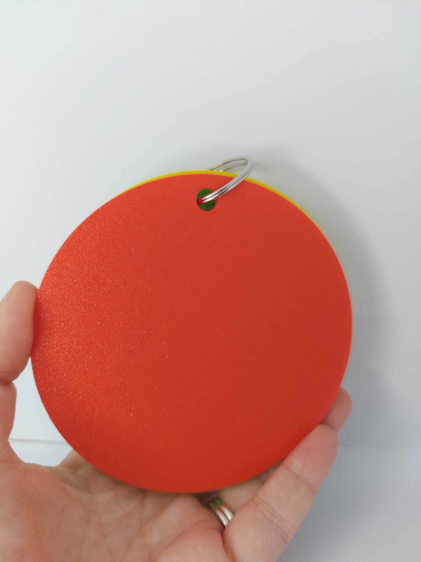 Bright, easy-to-see 10cm red, yellow, and green visual cues for non-verbal and SEN learners.