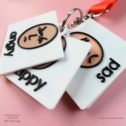 Emotions Visual Symbol Set (Featuring Licensed Widgit® Symbols)