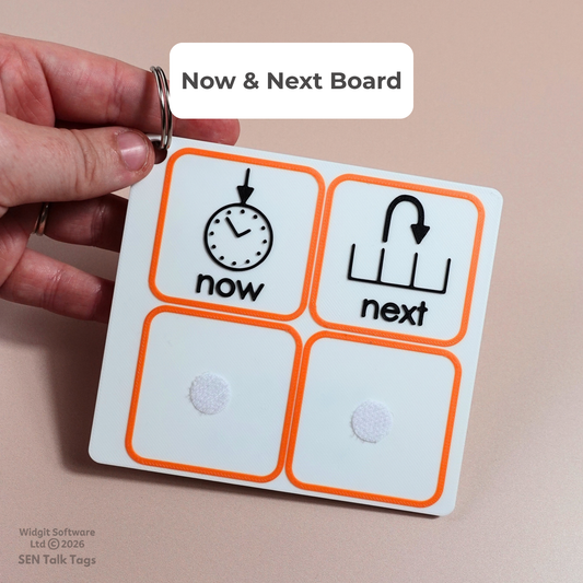 Now & Next Board (Featuring Licensed Widgit® Symbols)