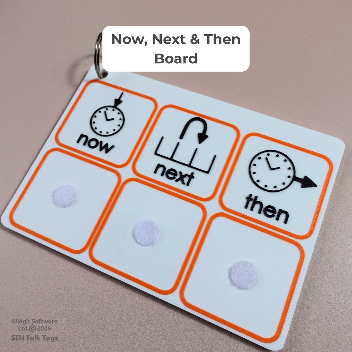 Now, Next & Then Board (Featuring Licensed Widgit® Symbols)