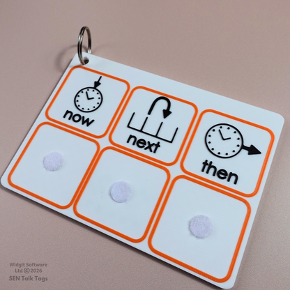 Now, Next & Then Board (Featuring Licensed Widgit® Symbols)