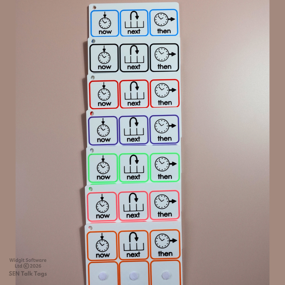 Now, Next & Then Board (Featuring Licensed Widgit® Symbols)