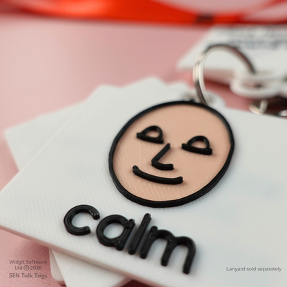 Build Your Own: Emotions & Behaviours – Talk Tags Lanyard (Featuring Licensed Widgit® Symbols)