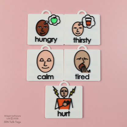 Physical States Symbol Set (Featuring Licensed Widgit® Symbols)