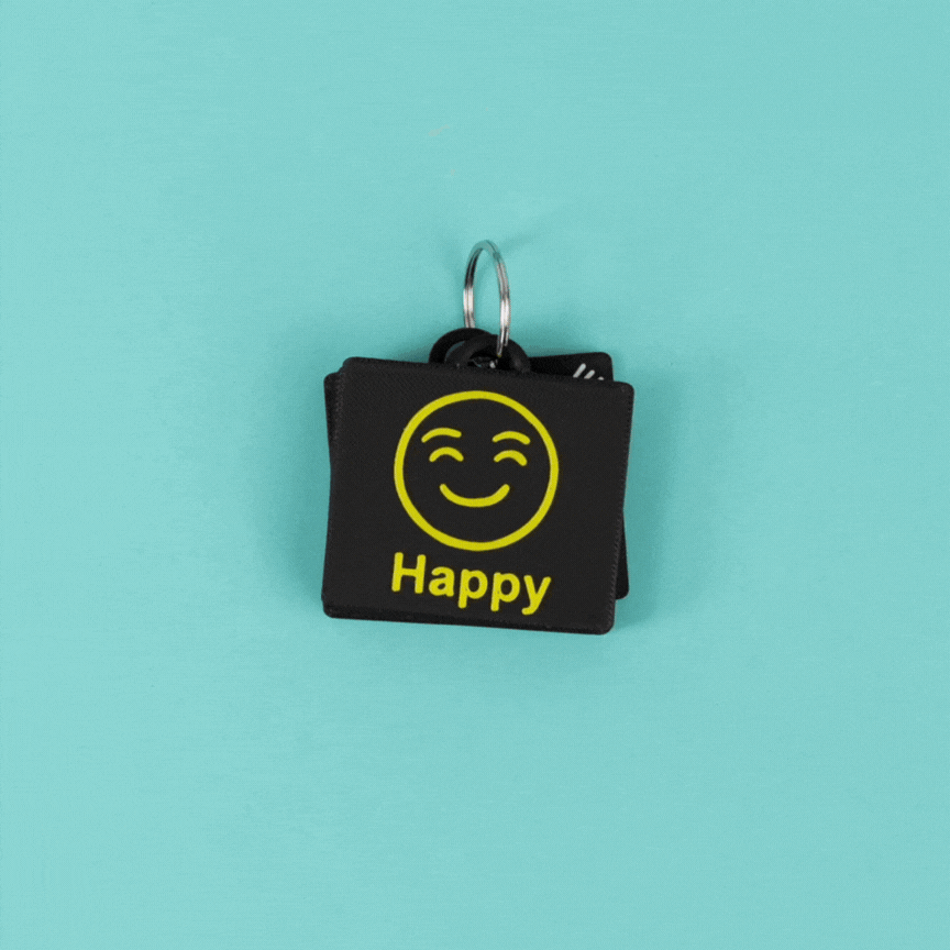 Visual Emotion Communication Tag Set (5 Tags) – SEN Talk Tags Ltd