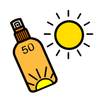 Sun cream (Widgit®)