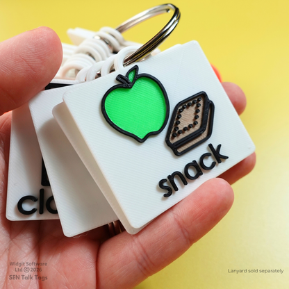 Teacher & TA Visual Communication Lanyard Set (Featuring Licensed Widgit® Symbols)