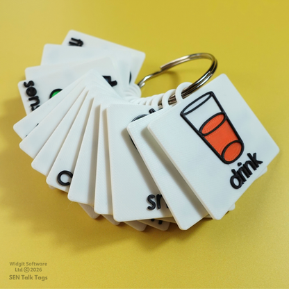 Teacher & TA Visual Communication Lanyard Set (Featuring Licensed Widgit® Symbols)