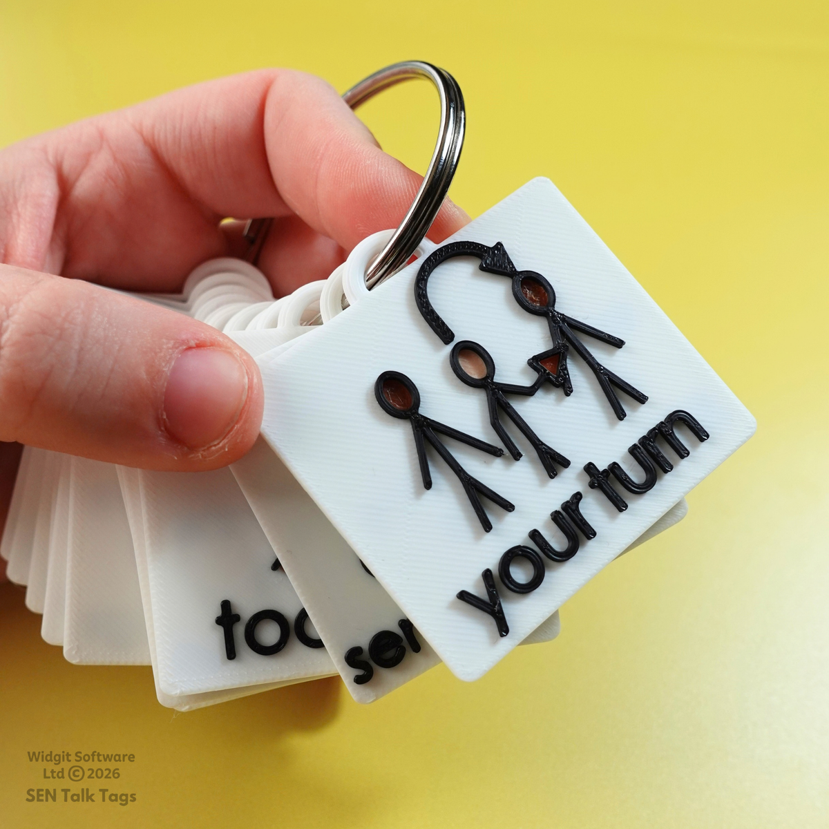 Teacher & TA Visual Communication Lanyard Set (Featuring Licensed Widgit® Symbols)