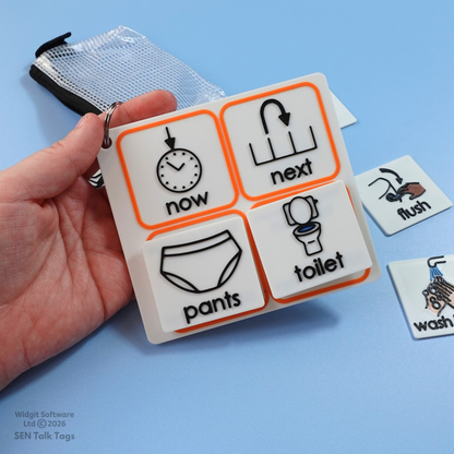 Toilet Routine Now & Next Visual Bundle (Featuring Licensed Widgit® Symbols)