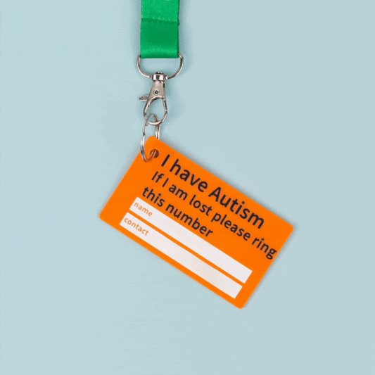 Personalised Autism Info Card – “If I Am Lost” Emergency Contact Card