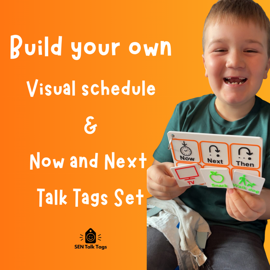 Build Your Own Visual Schedule Talk Tag Set