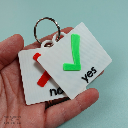 Yes & No Choice Visual Set (Featuring Licensed Widgit® Symbols)