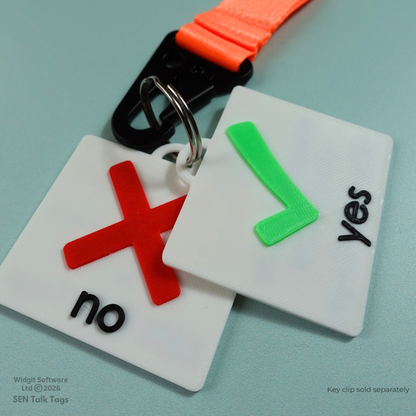 Yes & No Choice Visual Set (Featuring Licensed Widgit® Symbols)